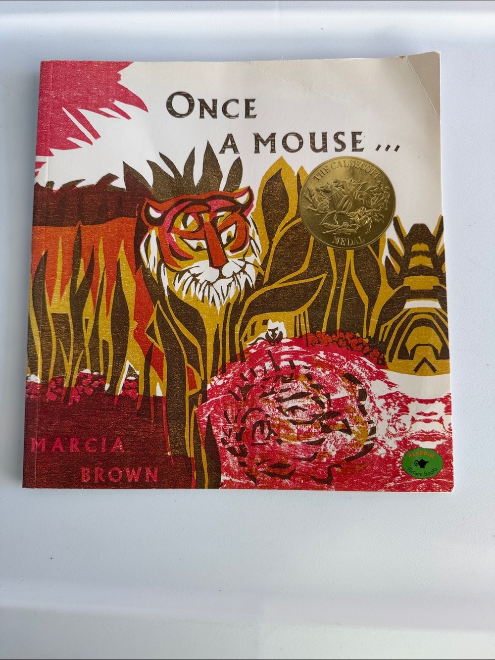 Paperbacks Once a Mouse... Picture Book - Red, Yellow, Brown, White
